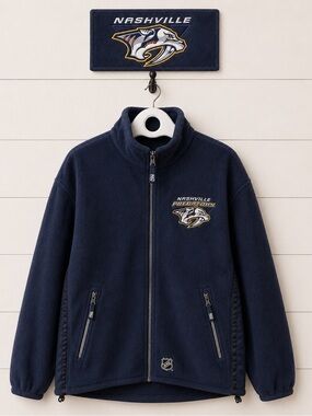 NASHVILLE PREDATORS – XL – NHL Fleece Zip-Up Jacket
